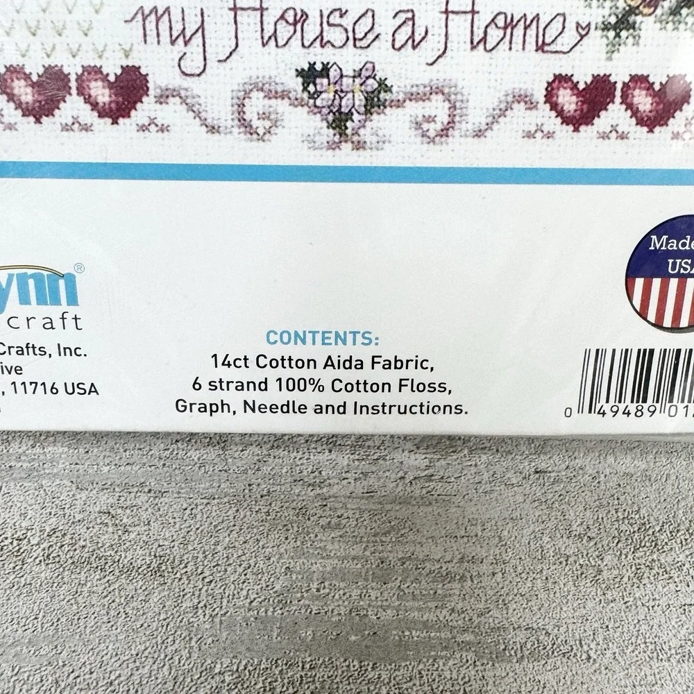 Janlynn Counted Cross Stitch Kit 997-1808 Love Makes My House A Home 10
